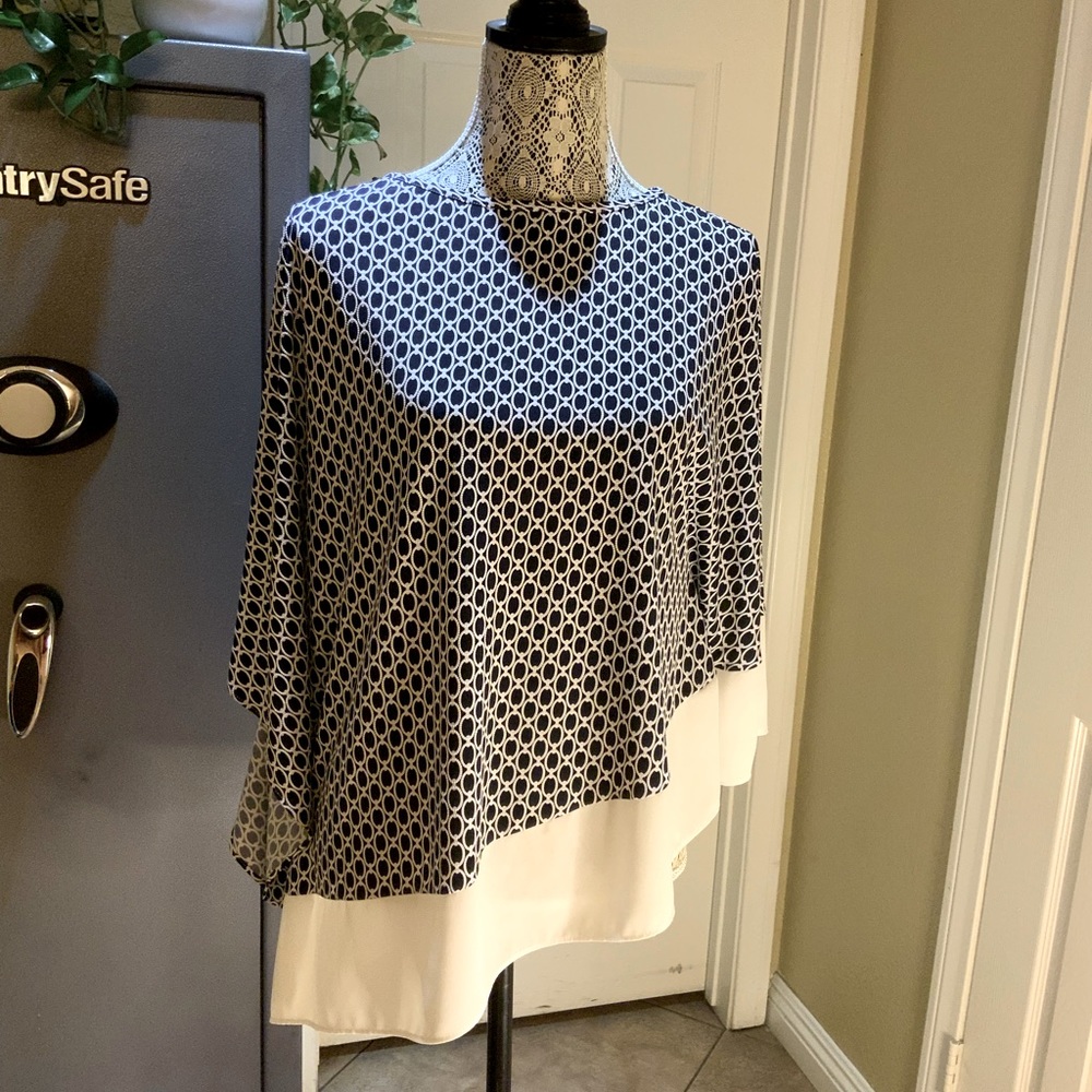 Joseph Ribkoff navy blue tunic